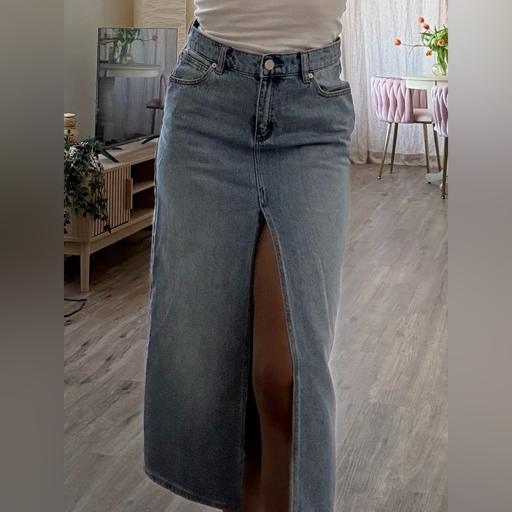 Abrand Blue Denim Skirt